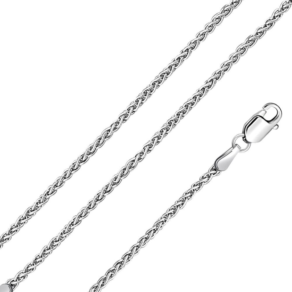 3mm Sterling Silver 925 High Polished Wheat 060 Chain Link 16" 18" 20" - Picture 2 of 2